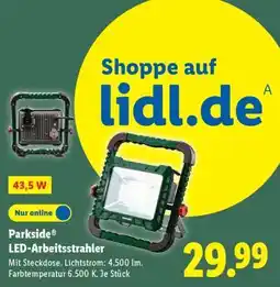 Lidl Parkside LED-Arbeitsstrahler Angebot