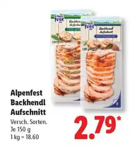 Lidl Alpenfest Backhendl Aufschnitt Angebot