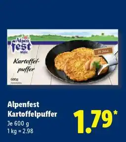 Lidl Alpenfest Kartoffelpuffer Angebot