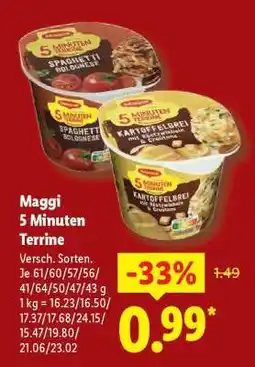 Lidl Maggi 5-Minuten-Terrine Angebot