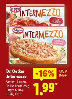 Lidl Dr. Oetker Intermezzo Angebot