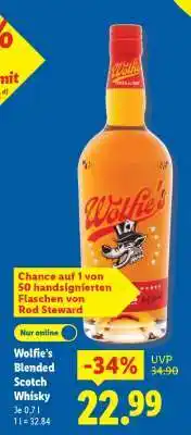 Lidl WOLFIE'S Blended Scotch Whisky Angebot