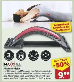 Famila Nord Ost MAXXMEE Rückenbrücke Angebot