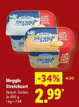 Lidl MEGGLE Streichzart Angebot