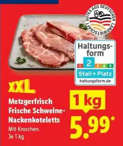 Lidl Metzgerfrisch Frische Schweine-nackenkoteletts Angebot