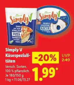 Lidl Simply V Käsespezialitäten Angebot