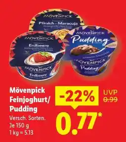 Lidl Mövenpick Feinjoghurt/Pudding Angebot