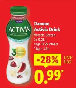 Lidl Danone Activia Drink Angebot