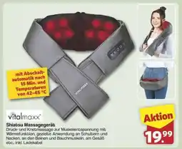 Famila Nord Ost Vitalmaxx Shiatsu Massagegerät Angebot
