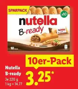 Lidl nutella B-ready Angebot