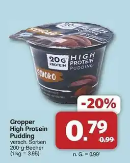 Famila Nord Ost Gropper High Protein Pudding Angebot