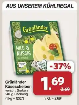 Famila Nord Ost Grünländer Käsescheiben Angebot