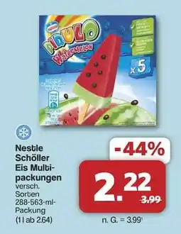 Famila Nord Ost Nestle Schöller Eis Multipackungen Angebot