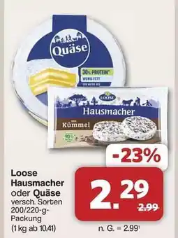 Famila Nord Ost Loose Hausmacher oder Quäse Angebot