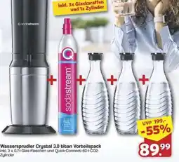 Famila Nord Ost Wassersprudler Crystal 3.0 titan Vorteilspack Angebot
