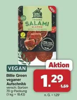 Famila Nord Ost Billie Green veganer Aufschnitt Angebot