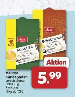 Famila Nord Ost Melitta Kaffeepads Angebot