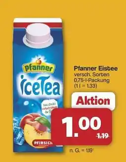 Famila Nord Ost Pfanner Eistee Angebot