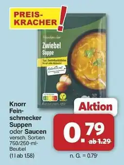 Famila Nord Ost Knorr Feinschmecker Suppen oder Saucen Angebot