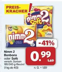 Famila Nord Ost Nimm 2 Bonbons oder Soft Angebot
