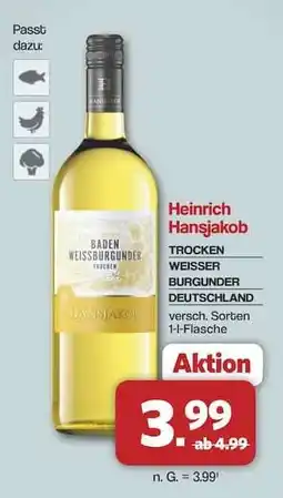Famila Nord Ost Heinrich Hansjakob Baden Weissburgunder Angebot
