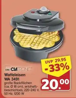 Famila Nord Ost Waffeleisen WA 3491 Angebot