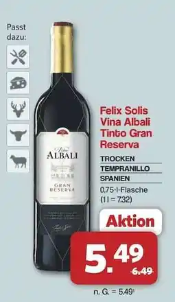 Famila Nord Ost Felix Solis Vina Albali Tinto Gran Reserva Angebot
