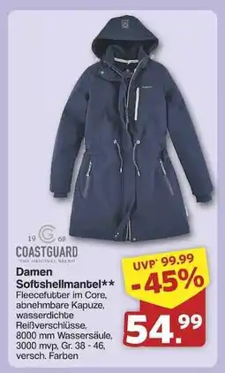 Famila Nord Ost Damen Softshellmantel Angebot