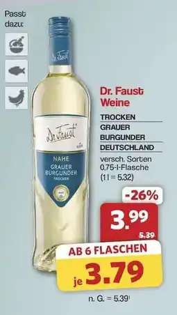 Famila Nord Ost Dr. Faust Weine Angebot
