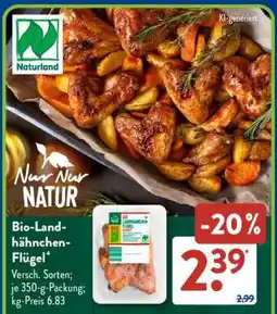 Aldi Süd Bio-Landhähnchen-Flügel Angebot
