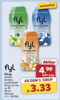 Famila Nord Ost fyl Sirup Angebot