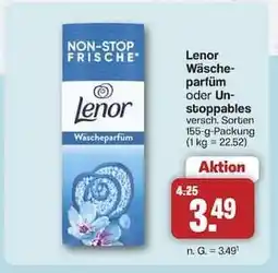 Famila Nord Ost Lenor Wäscheparfüm oder Unstoppables Angebot