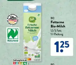 Aldi Süd Fettarme Bio-Milch Angebot