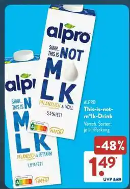 Aldi Süd ALPRO This-is-not-m*lk-Drink Angebot
