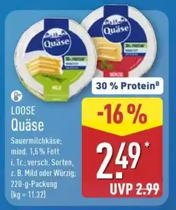 Aldi Nord LOOSE Quäse Angebot
