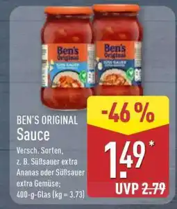 Aldi Nord Ben’s Original Sauce Angebot
