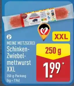 Aldi Nord Schinken-Zwiebelmettwurst XXL Angebot