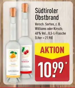 Aldi Nord Südtiroler Obstbrand Angebot