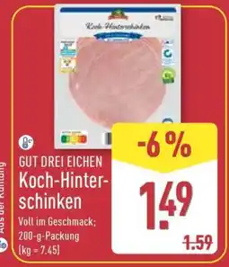Aldi Nord GUT DREI EICHEN Koch-Hinterschinken Angebot