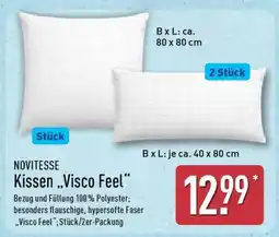 Aldi Nord NOVITESSE Kissen „Visco Feel“ Angebot