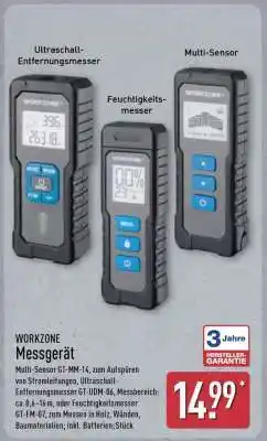 Aldi Nord WORKZONE Messgerät Angebot