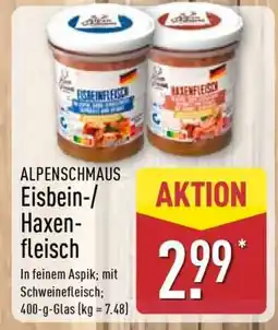 Aldi Nord ALPENSCHMAUS Eisbein-/Haxenfleisch Angebot