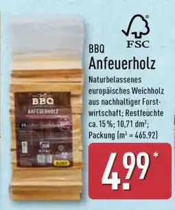 Aldi Nord BBQ Anfeuerholz Angebot