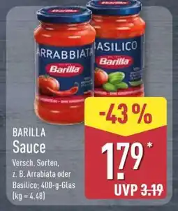 Aldi Nord BARILLA Sauce Angebot