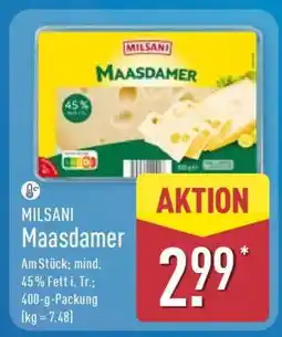 Aldi Nord MILSANI Maasdamer Angebot