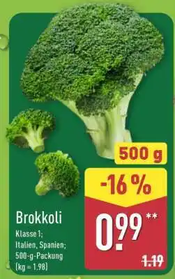 Aldi Nord Brokkoli Angebot