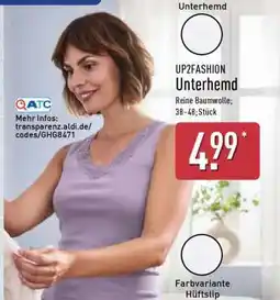 Aldi Nord UP2FASHION Unterhemd Angebot