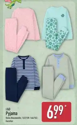 Aldi Nord L&D Pyjama Angebot