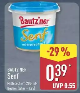 Aldi Nord Bautz’ner Senf Angebot
