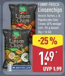 Aldi Nord funny-frisch Linsenchips Angebot